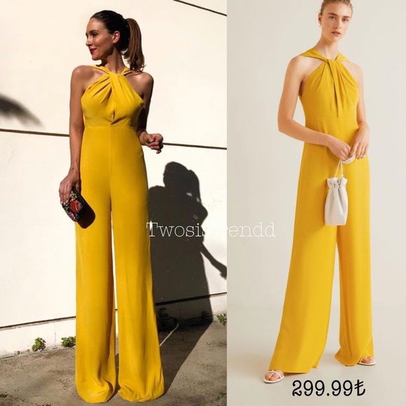 Mango  Shift long jumpsuit bloggers favorite - Picture 1 of 11